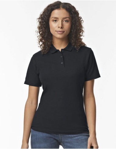 GIL-64800L-Softstyle® Womens Piqué Polo